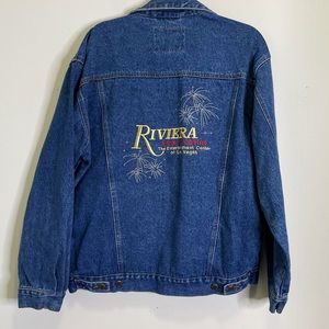 ***RARE VINTAGE*** RIVIERA HOTEL Jean jacket